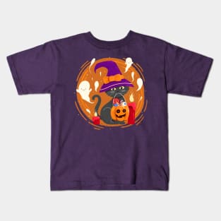 Treats Only Kitty Kids T-Shirt